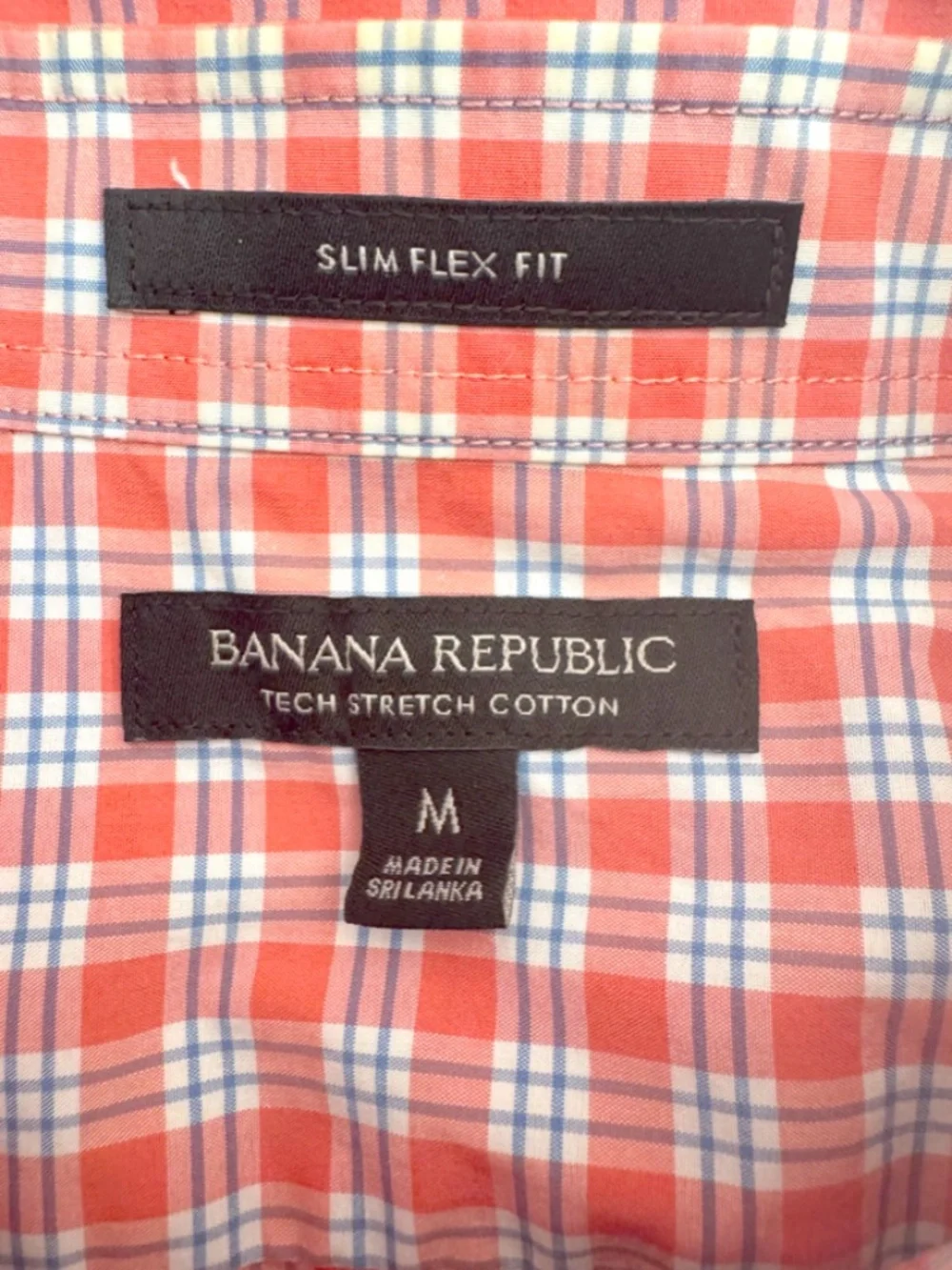 Banana Republic Men's Slim Flex Fit Button Down Shirt Size Medium